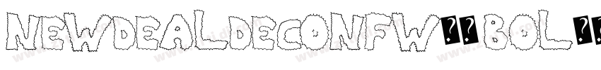 NewDealDecoNFW05 Bol字体转换